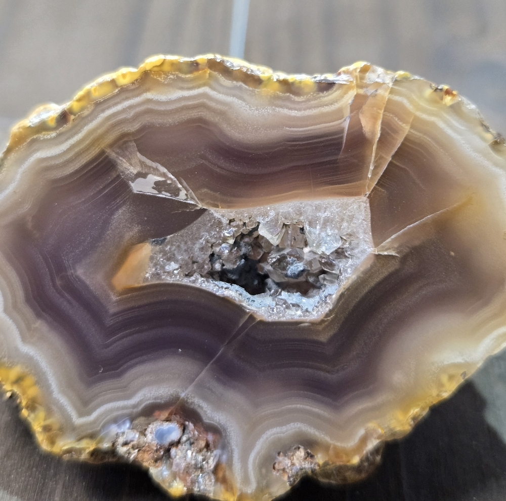 Coyamito Purple Lace Crystal Agate Laguna Mexico - Picture 10 of 14